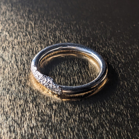 Ring Oval with structure 01 | Synergy | Summer Sale